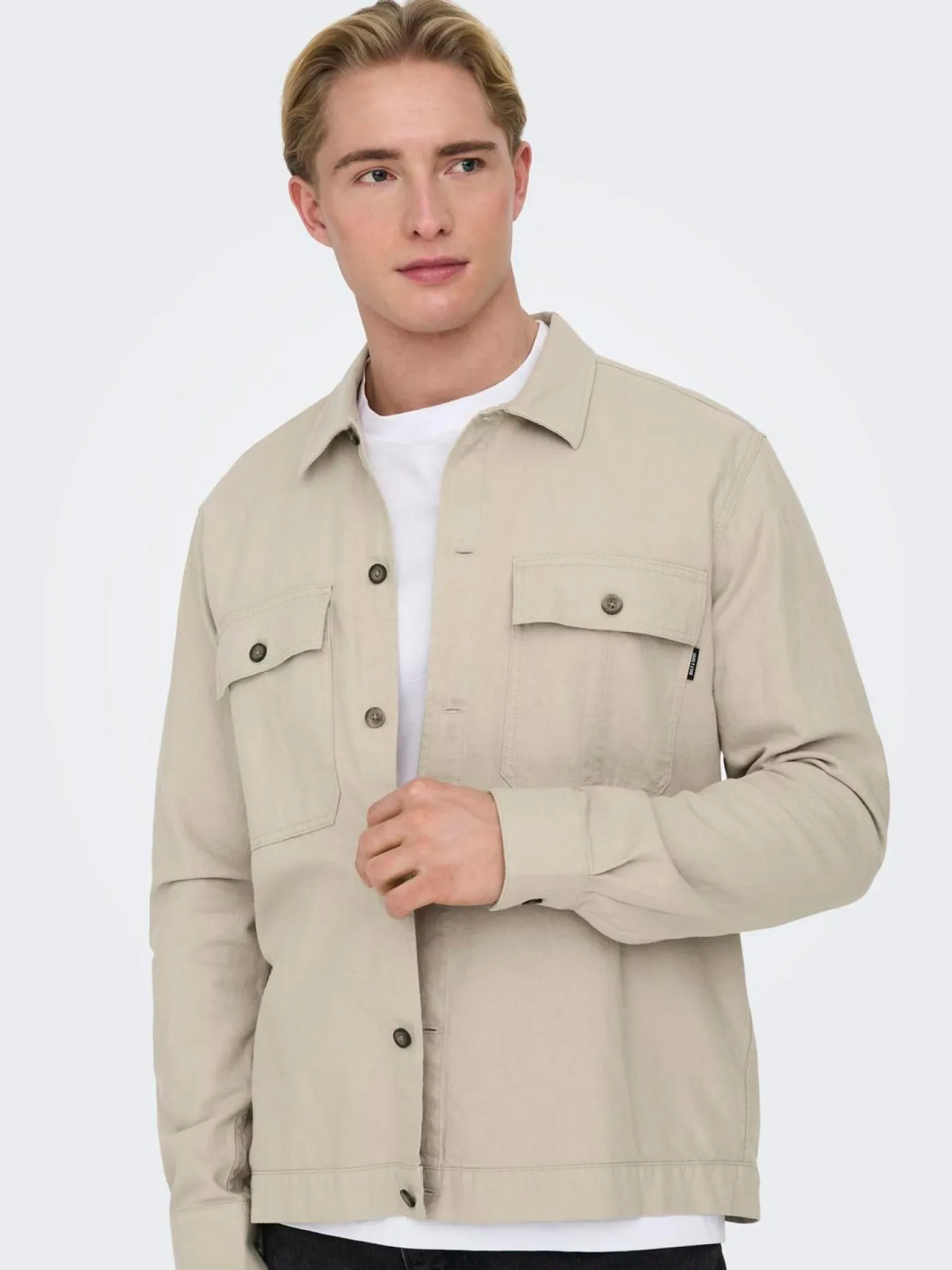 ONSKENNET LS LINEN OVERSHIRT NOOS