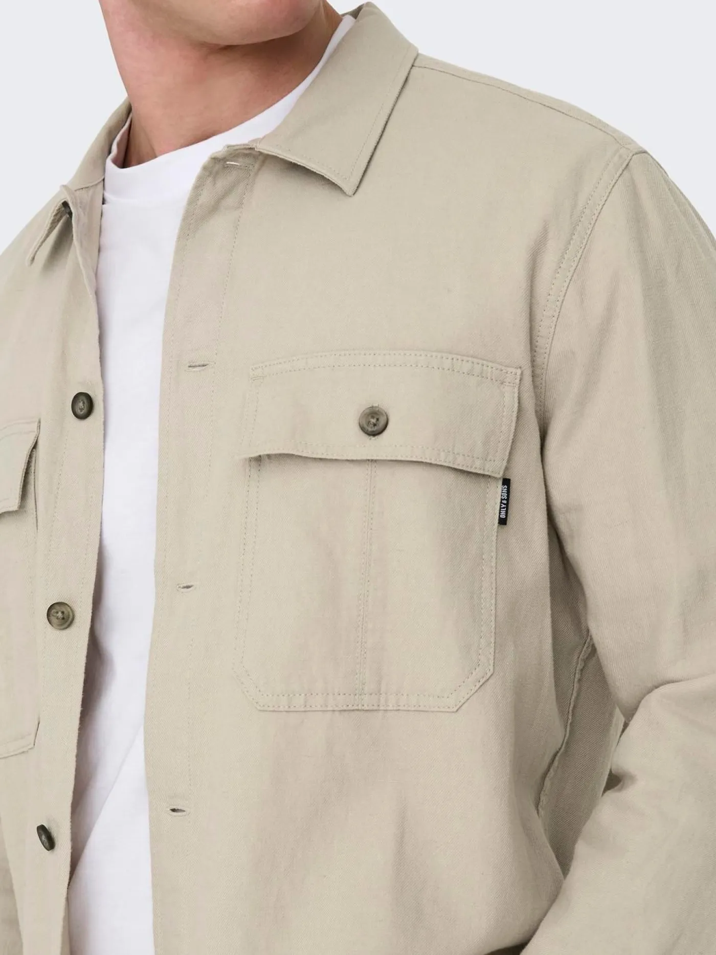 ONSKENNET LS LINEN OVERSHIRT NOOS