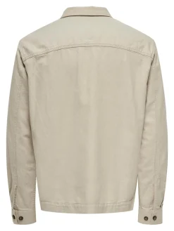 ONSKENNET LS LINEN OVERSHIRT NOOS