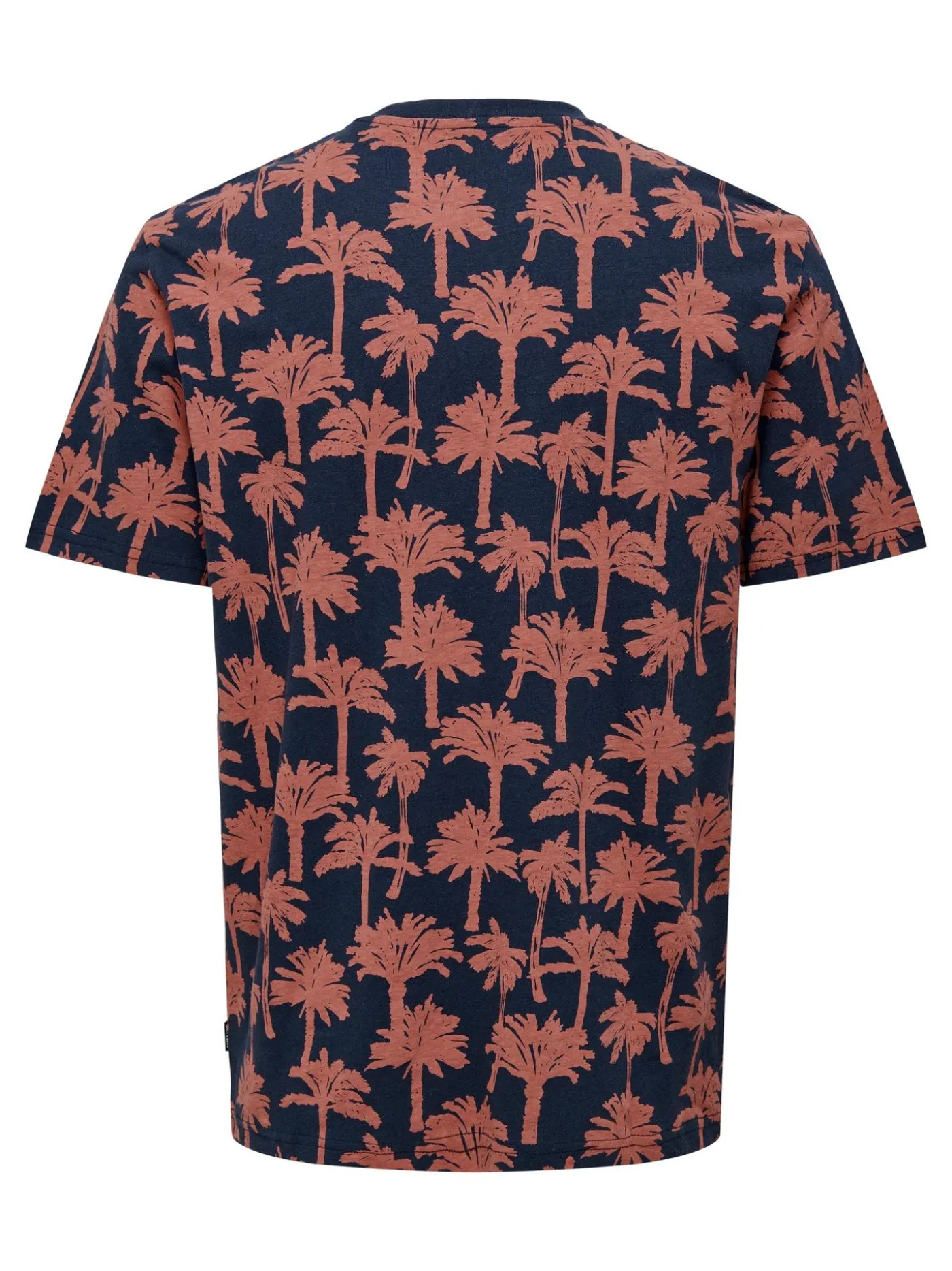 ONSKYLEN REG LINEN PALM AOP SS TEE