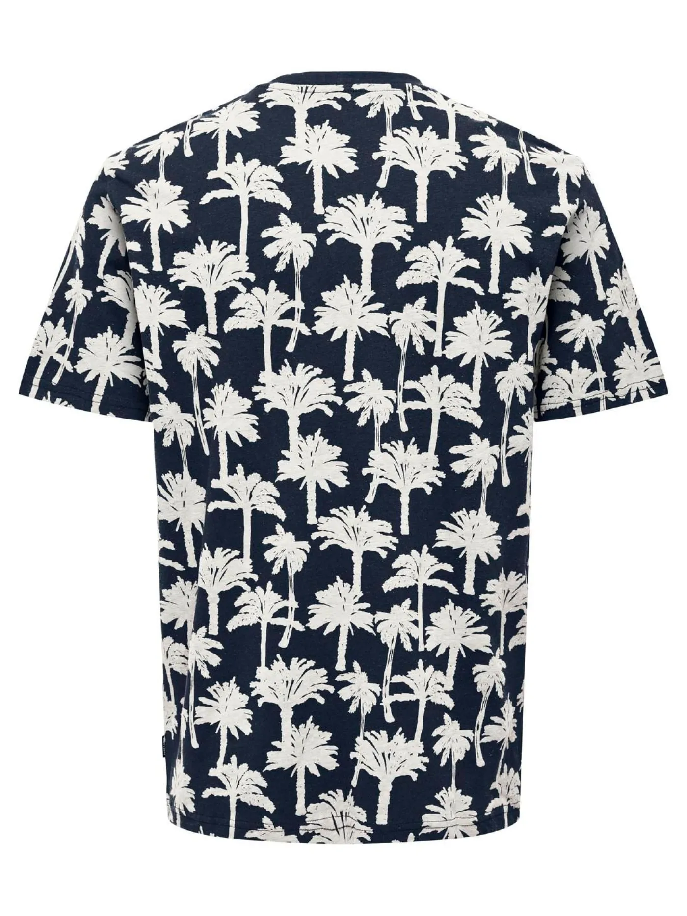 ONSKYLEN REG LINEN PALM AOP SS TEE