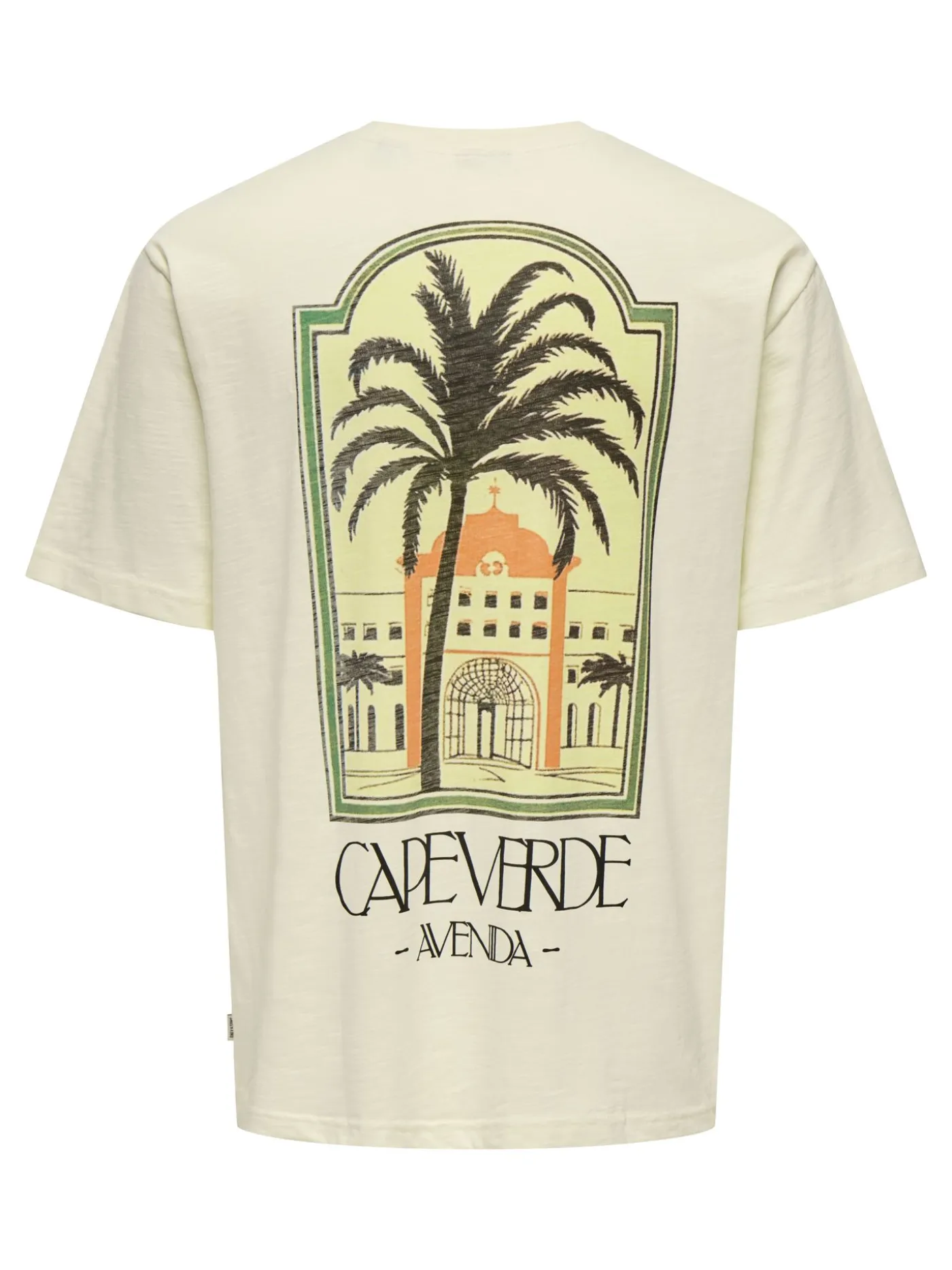 ONSLUIS PALM RLX SS TEE CS