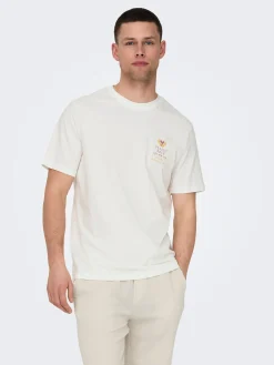 ONSMANUEL LIFE REG SS DESERT TEE CS