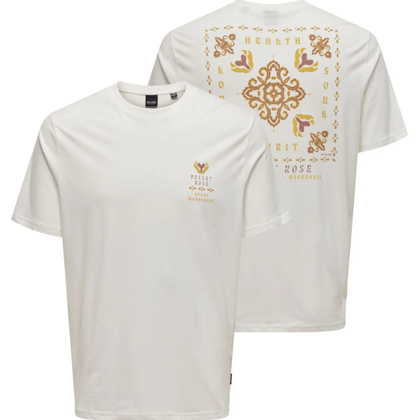 ONSMANUEL LIFE REG SS DESERT TEE CS