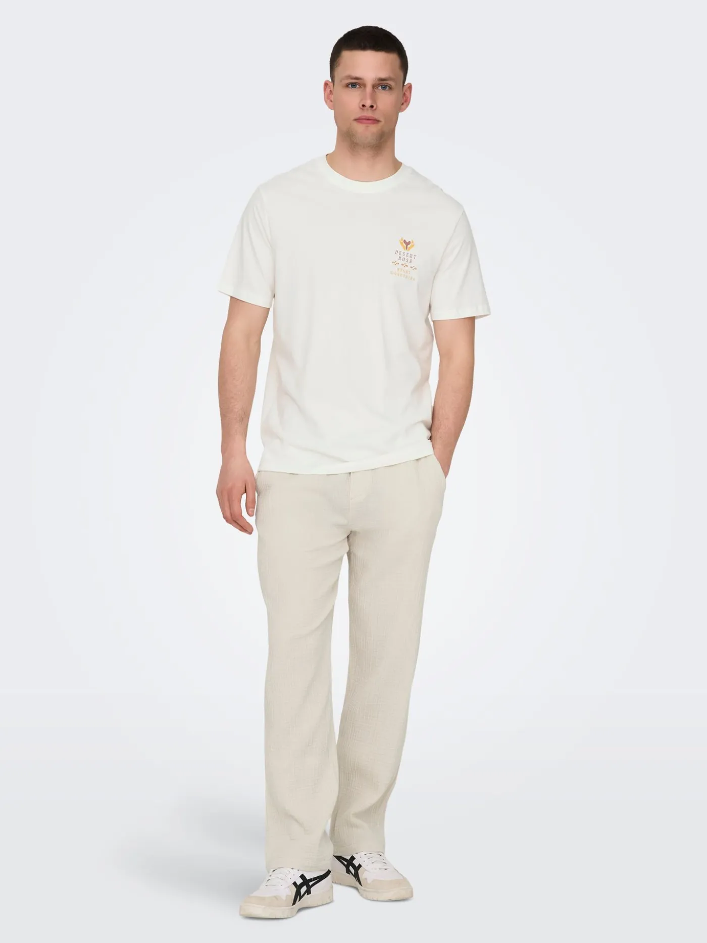 ONSMANUEL LIFE REG SS DESERT TEE CS