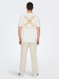 ONSMANUEL LIFE REG SS DESERT TEE CS