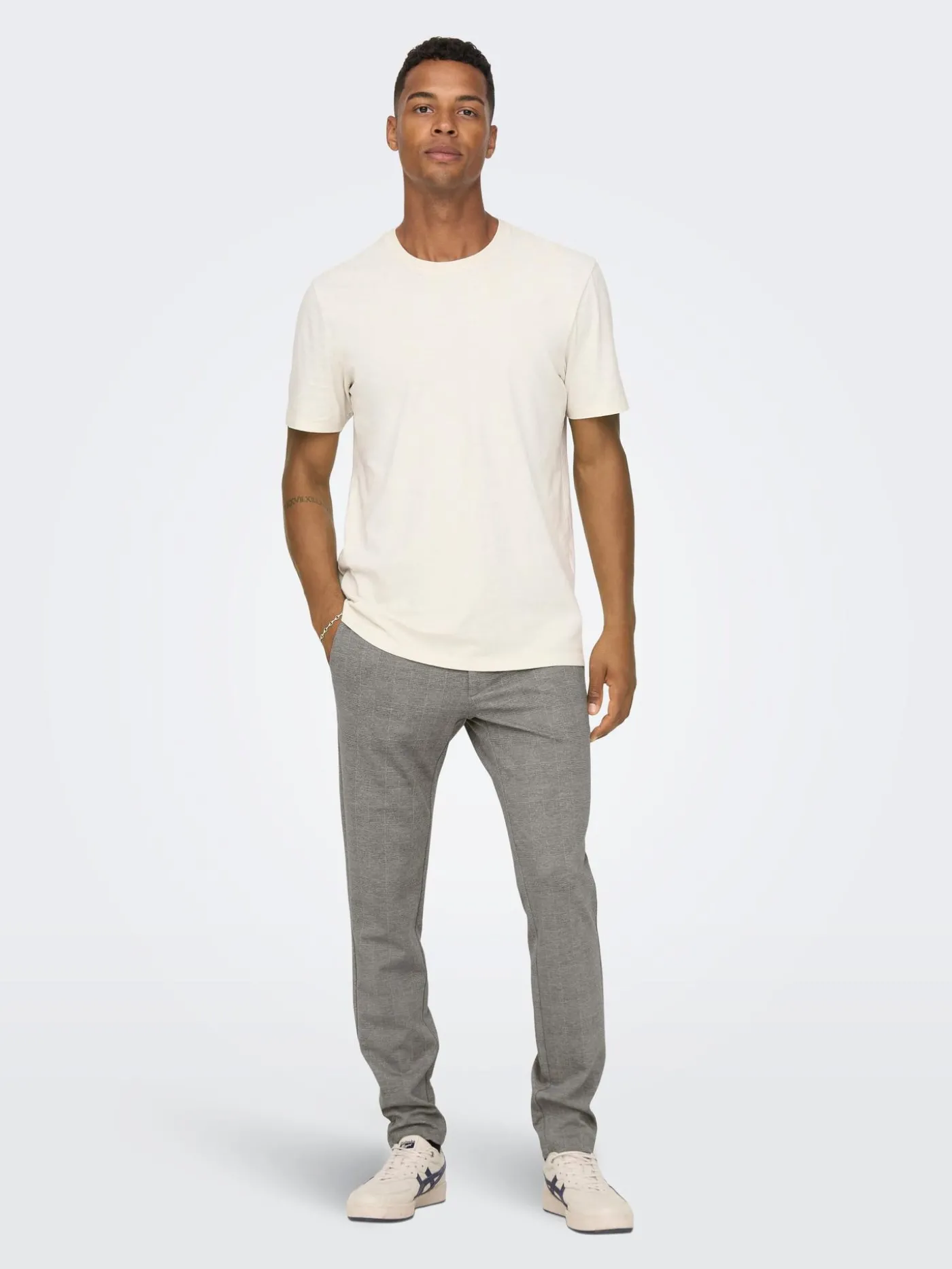 ONSMARK CHECK PANTS HY 9887 NOOS