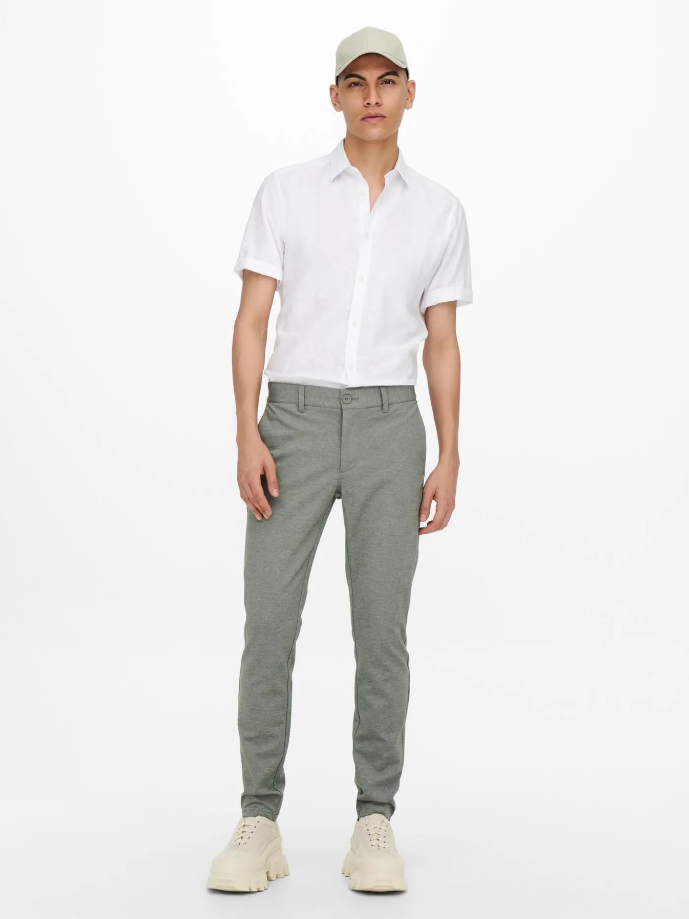ONSMARK TAP PANT MELANGE GD 5833 NO - Olive Night