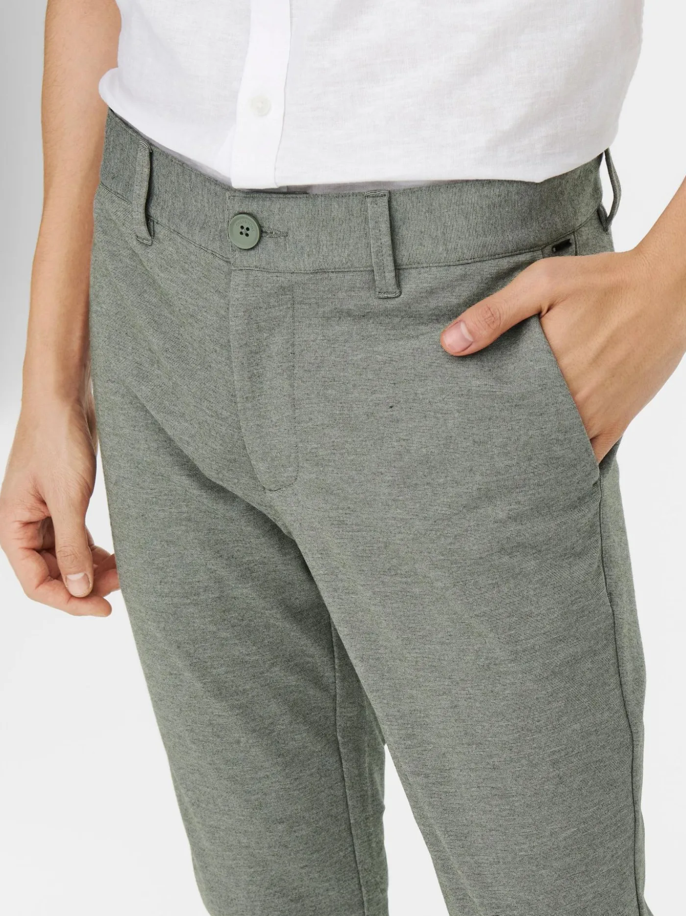 ONSMARK TAP PANT MELANGE GD 5833 NO - Olive Night