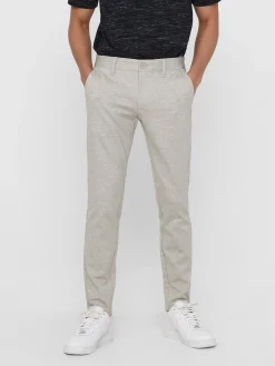 ONSMARK TAP PANT MELANGE GD 5833 NO - Chinchilla