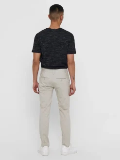 ONSMARK TAP PANT MELANGE GD 5833 NO - Chinchilla