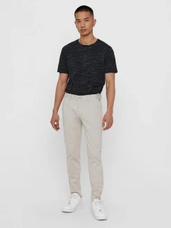 ONSMARK TAP PANT MELANGE GD 5833 NO - Chinchilla