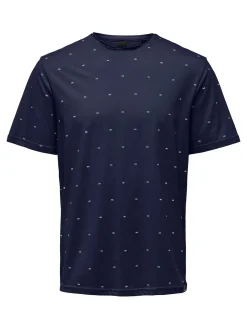 ONSMYRON LIFE REG SS DITSY TEE CS