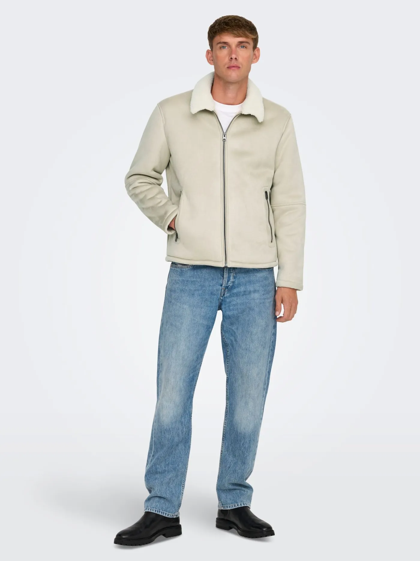 ONSROYCE SHEARLING JACKET OTW