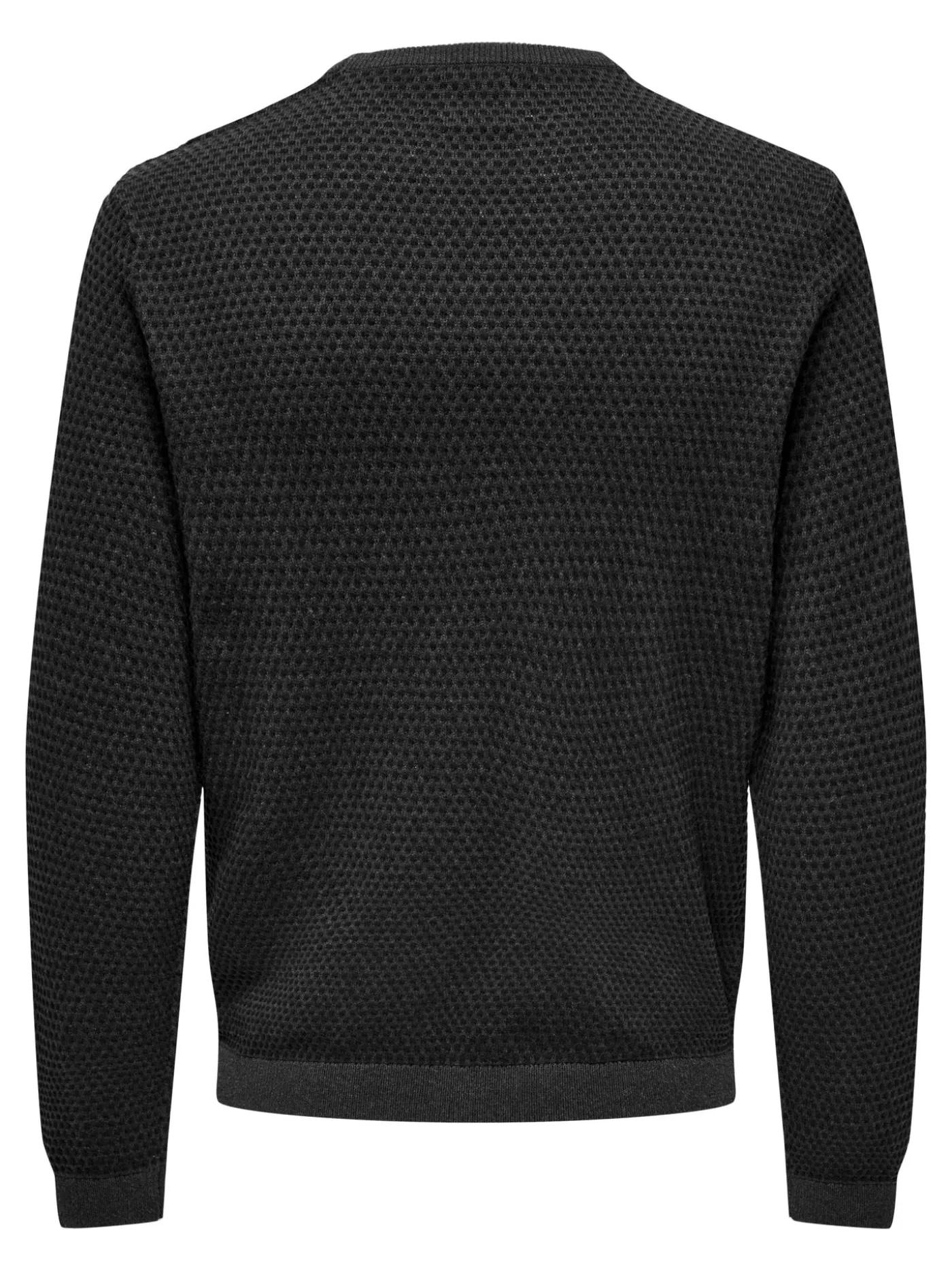 ONSTAPA REG 12 STRUC LS CREW KNIT N