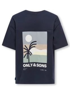 OSJARTSY LIFE SS OVS B. PRINTED TEE
