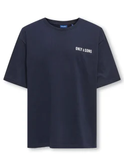 OSJARTSY LIFE SS OVS B. PRINTED TEE