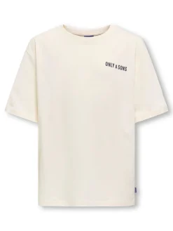 OSJARTSY LIFE SS OVS B. PRINTED TEE