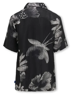 OSJROCKET REG SS RESORT AOP SHIRT W