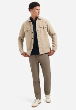 Overshirt Button Closure Melange