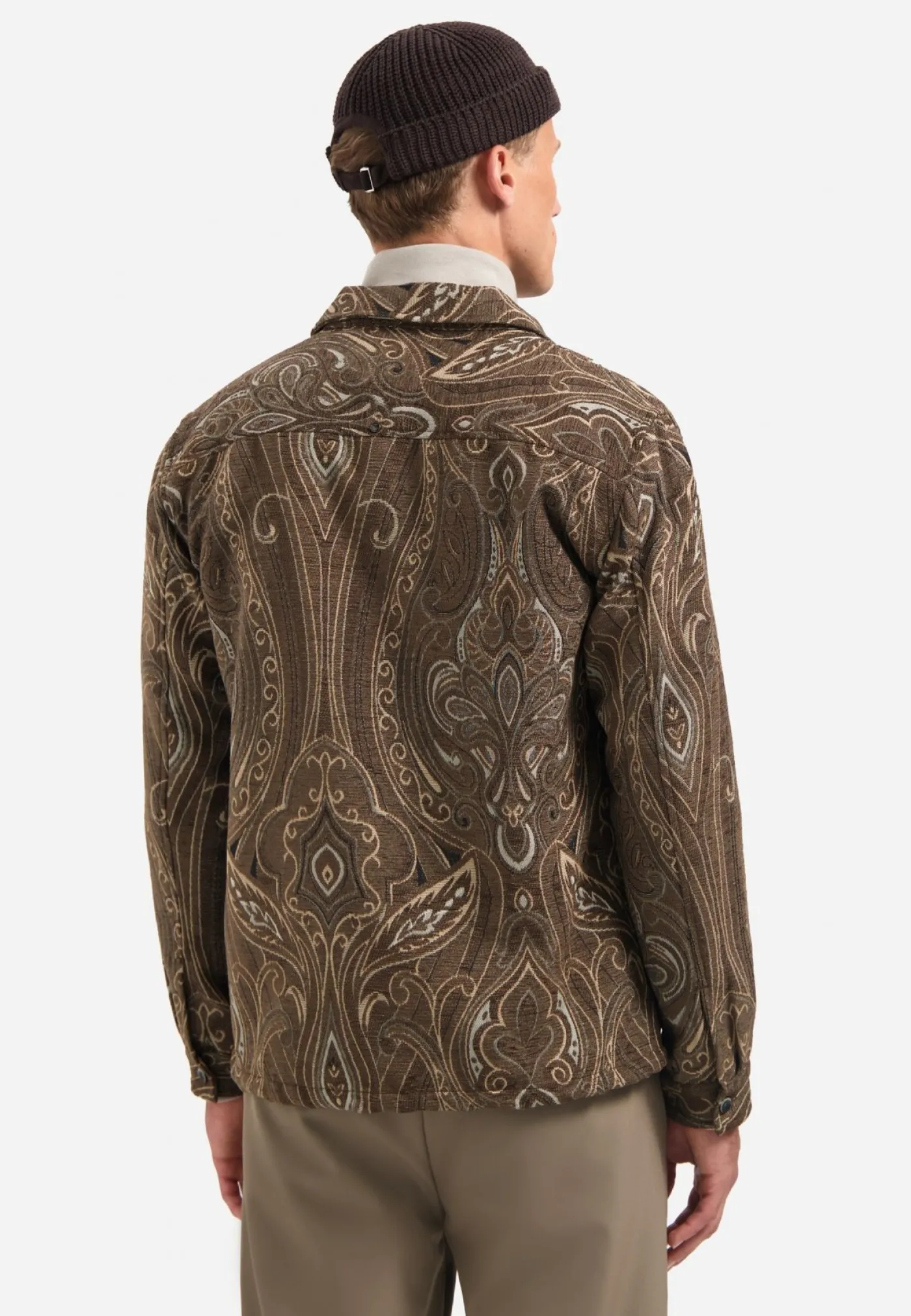 Overshirt Buttons Fancy Jacquard