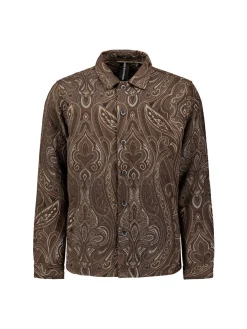 Overshirt Buttons Fancy Jacquard