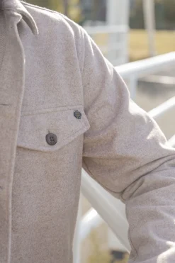 Overshirt Full Button Stretch