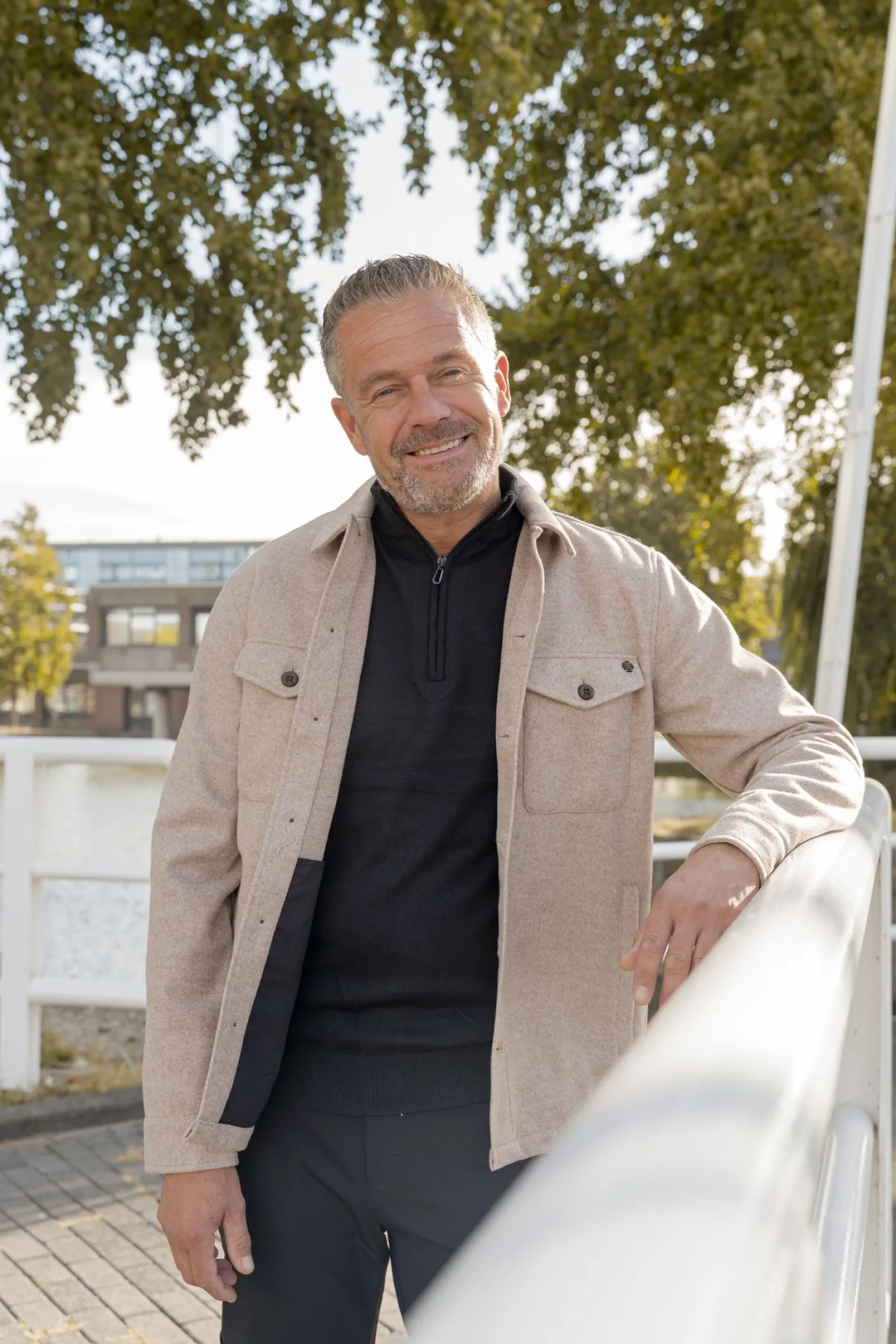 Overshirt Full Button Stretch