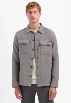 Overshirt Full Button Stretch