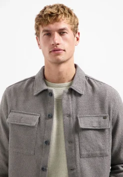 Overshirt Full Button Stretch