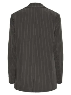 PCBOSSY LS LOOSE STRIPED BLAZER NOO