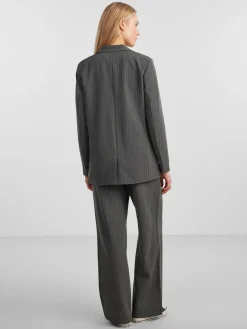 PCBOSSY LS LOOSE STRIPED BLAZER NOO