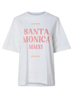 PCCLAUDE SS PRINTED T-SHIRT JRS BC