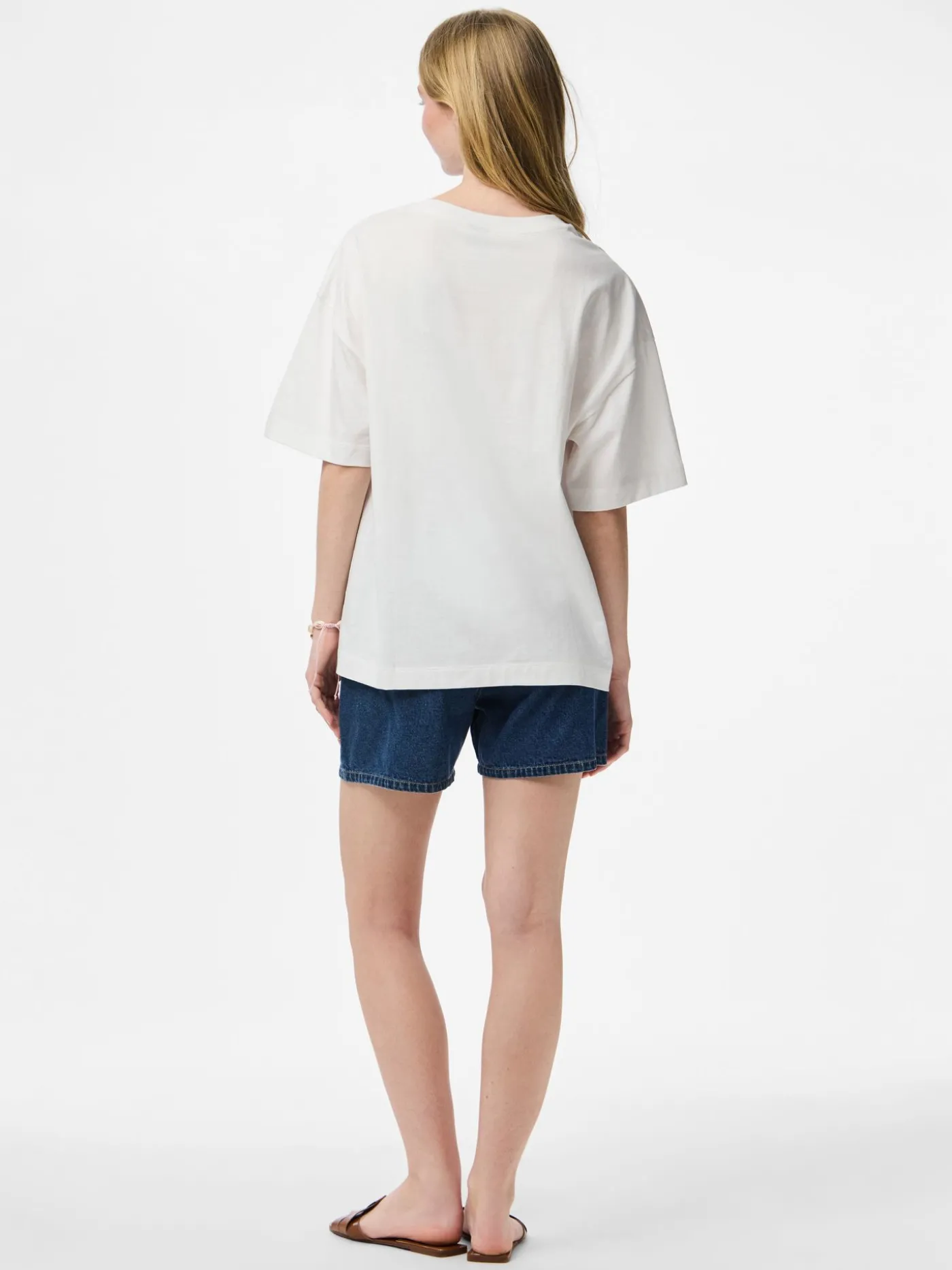 PCCLAUDE SS PRINTED T-SHIRT JRS BC