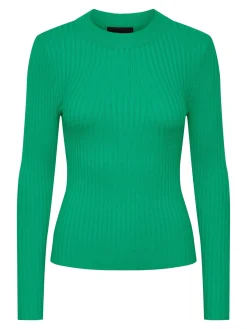 PCCRISTA LS O-NECK KNIT NOOS BC
