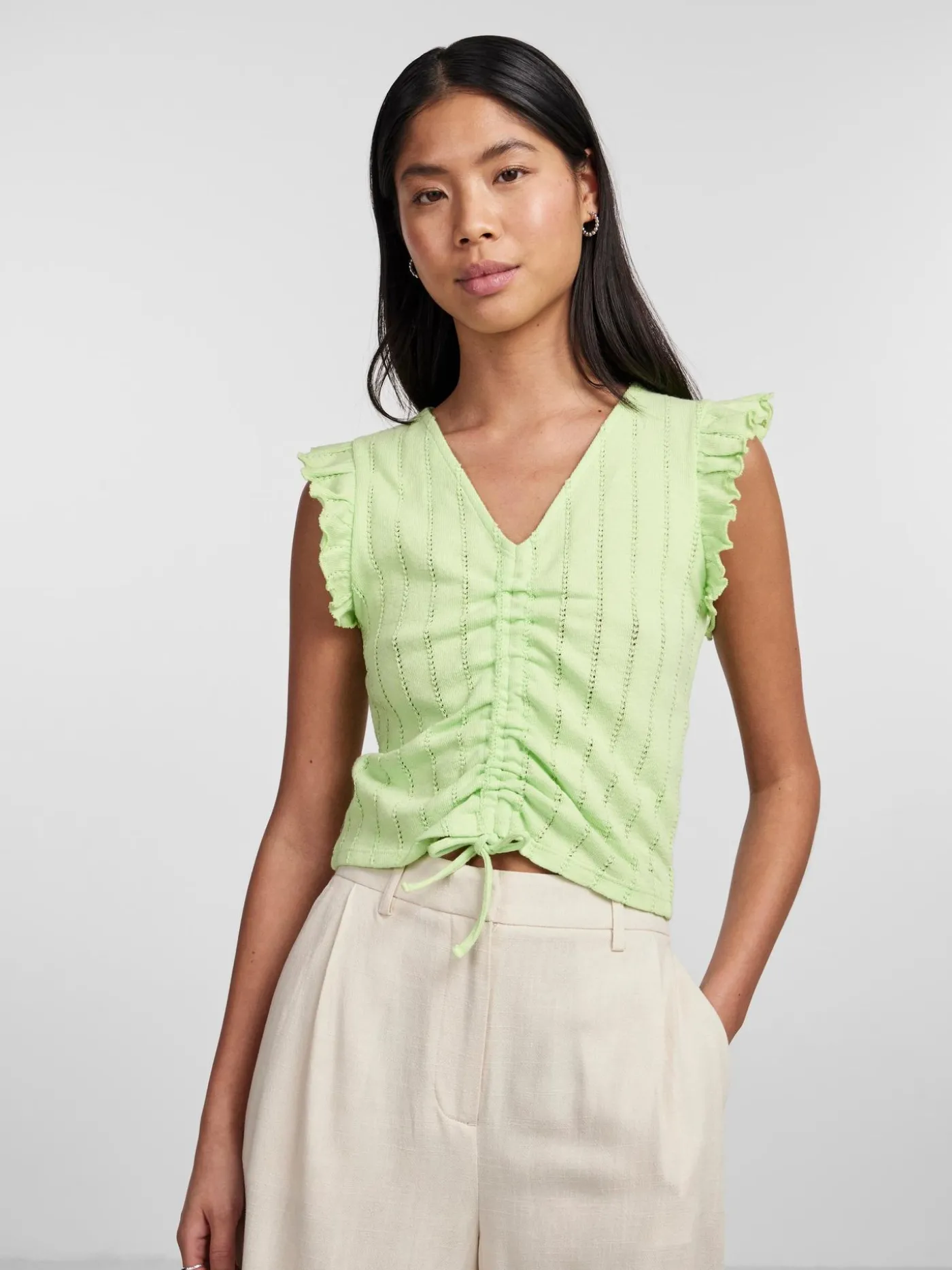 PCLOA SL CROPPED TIE TOP BC