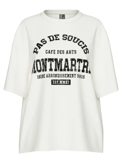 PCMAUDE SS PRINTED T-SHIRT PWP MM J