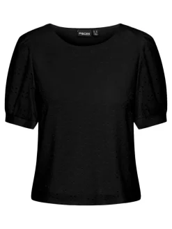 PCMIMI SS O-NECK TOP BC