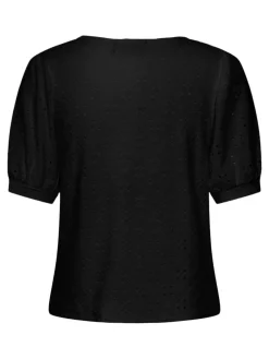 PCMIMI SS O-NECK TOP BC