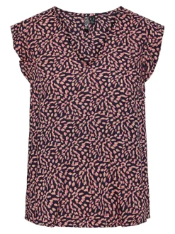 PCNYA SL V-NECK TOP BC