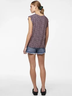 PCNYA SL V-NECK TOP BC