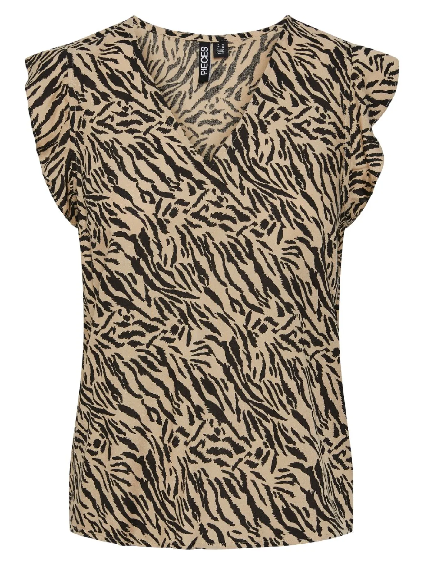 PCNYA SL V-NECK TOP BC