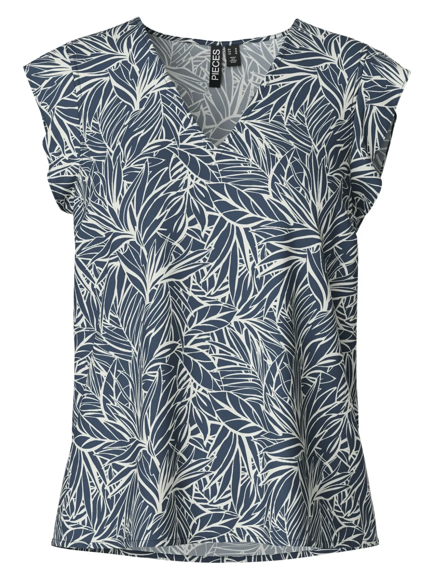 PCNYA SL V-NECK TOP BC