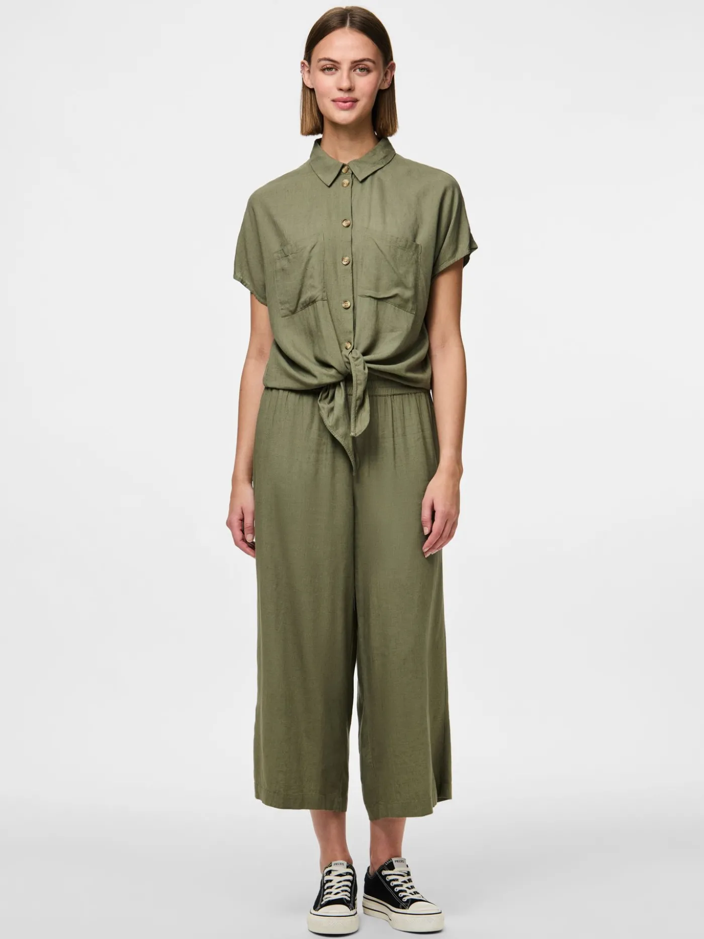 PCPIA SS TIE SHIRT WVN NOOS