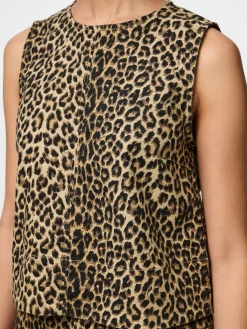 PCSALUME SL DENIM TOP