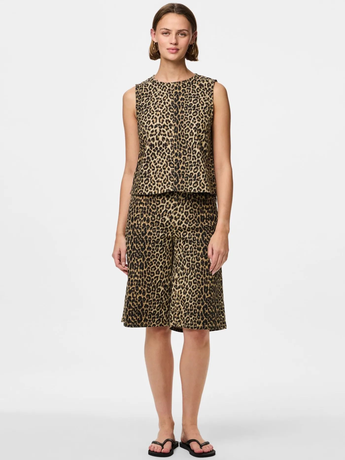 PCSALUME SL DENIM TOP