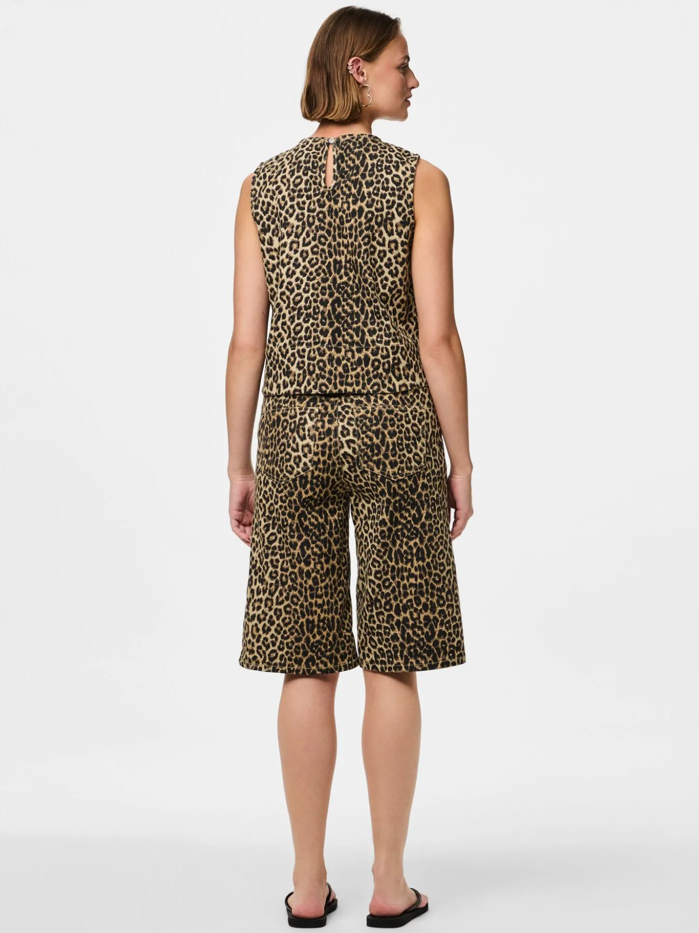 PCSALUME SL DENIM TOP