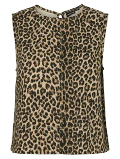 PCSALUME SL DENIM TOP