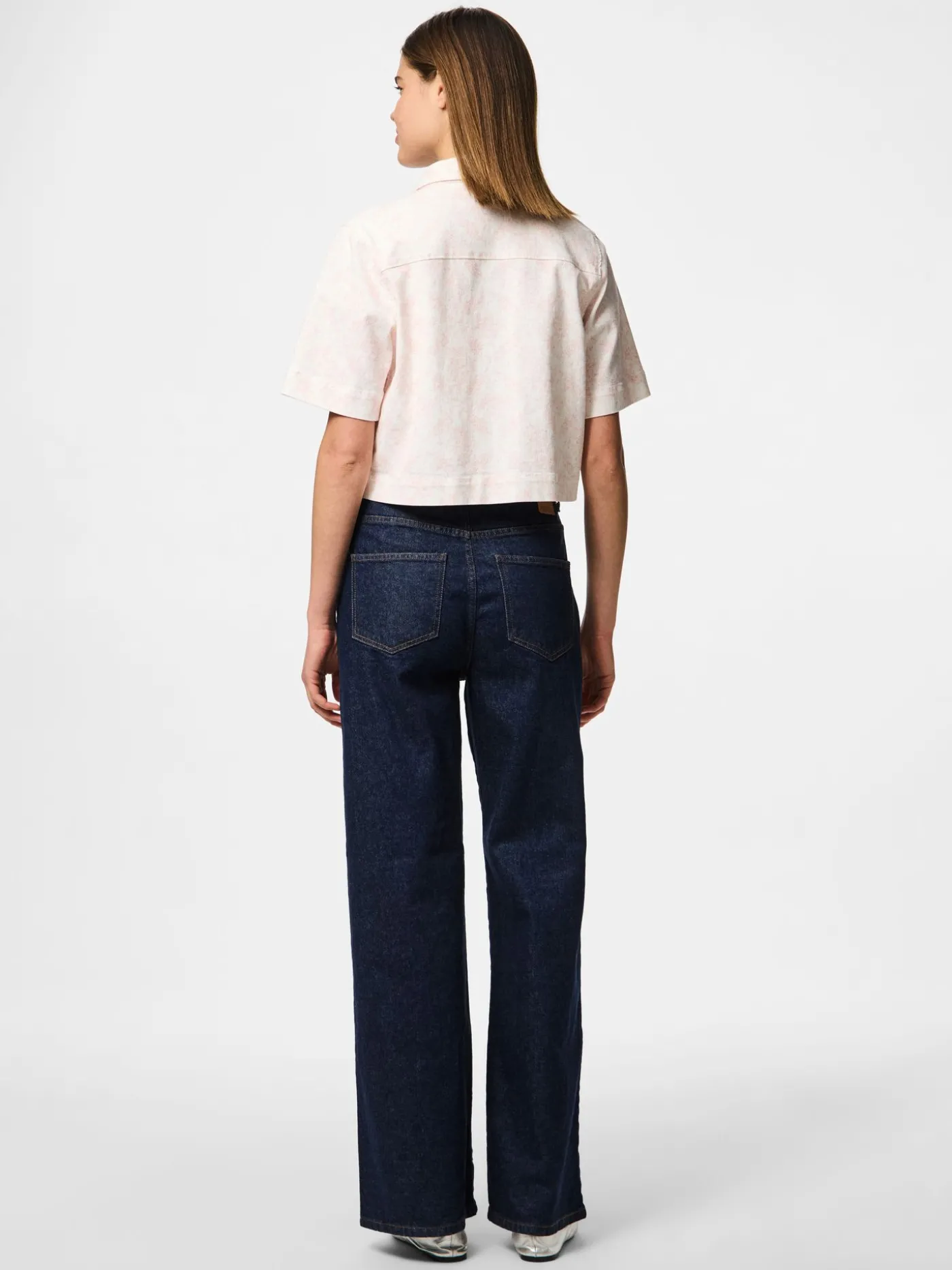 PCSALUME SS DENIM SHIRT