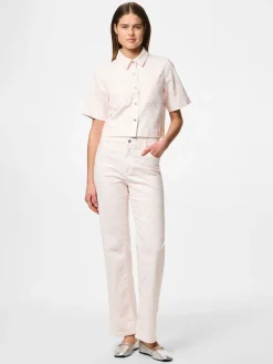 PCSALUME SS DENIM SHIRT